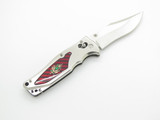 SOG Stingray 2.0 Seki Japan Custom Red Carbon Fiber Inlay Folding Pocket Knife