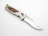 SOG Stingray 2.0 Seki Japan Custom Wood & Star Inlay Folding Pocket Knife