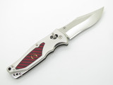 SOG Stingray 2.0 Seki Japan Custom Red Inlay Carbon Fiber Folding Pocket Knife