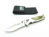 SOG Stingray 2.0 Seki Japan Custom Gold Carbon Fiber Inlay Folding Pocket Knife