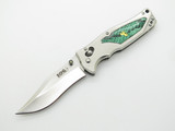 SOG Stingray 2.0 Seki Japan Snakeskin Inlay Custom Unicorn Folding Pocket Knife