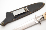Vintage 1980s Valor Miami Seki Japan 491 Stag Short Commando Fixed Dagger Knife