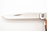 2002 Case XX 6318 Autumn Shadow Bone Handle Stockman Script Folding Pocket Knife