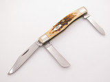 2001 Case XX 63032 CV USA Stockman Jigged Bone Handle Folding Pocket Knife