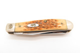 Vintage 2001 Case XX 6207 Mini Trapper Jigged Bone Handle Folding Pocket Knife