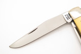 Vintage 1990 Case XX 3254 Trapper Yellow Handle Folding Pocket Knife