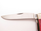 Vintage 2000 Case XX 6254 Trapper Pocket Worn Red Bone Folding Pocket Knife
