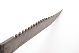 Vintage 1986 Parker Edwards USA Fixed Damascus Bowie Knife Blade Blank #4