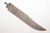 Vintage 1986 Parker Edwards USA Fixed Damascus Bowie Knife Blade Blank #8
