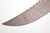 Vintage 1986 Parker Edwards USA Fixed Damascus Bowie Knife Blade Blank #8