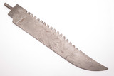 Vtg 1986 Parker Edwards USA (Sterile) Fixed Damascus Bowie Knife Blade Blank #11
