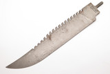 Vtg 1986 Parker Edwards Archegos USA Fixed Damascus Bowie Knife Blade Blank #5