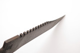 Vtg 1986 Parker Edwards Archegos USA Fixed Damascus Bowie Knife Blade Blank #5