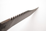 Vtg 1986 Parker Edwards Archegos USA Fixed Damascus Bowie Knife Blade Blank #5