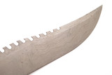 Vtg 1986 Parker Edwards 5 Yr Anniversary USA Fixed Damascus Knife Blade Blank #3