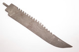 Vintage 1986 Parker Edwards USA Fixed Damascus Bowie Knife Blade Blank #10