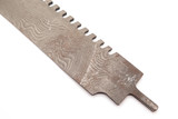 Vintage 1986 Parker Edwards USA Fixed Damascus Bowie Knife Blade Blank #10