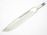 Vtg 1980s Rigid RG-62 Tak Fukuta Seki Japan Mirror Fixed Bowie Knife Blade Blank