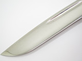 Vtg 1980s Rigid RG-62 Tak Fukuta Seki Japan Mirror Fixed Bowie Knife Blade Blank