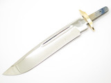 Vtg 1980s Rigid RG-62 Tak Fukuta Seki Japan Mirror Fixed Bowie Knife Blade Blank
