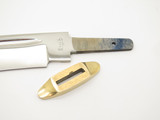 Vtg 1980s Rigid RG-62 Tak Fukuta Seki Japan Mirror Fixed Bowie Knife Blade Blank