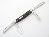 VINTAGE 1980-81 TRANSITION CASE XX 64052 CONGRESS BONE FOLDING POCKET KNIFE