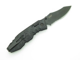 Vintage SOG Toothlock Seki Japan Black San Mai VG-10 Tanto Folding Pocket Knife
