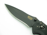 Vintage SOG Visionary I Seki Japan Black VG-10 Arc Lock Folding Pocket Knife
