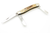 2001 Case XX 6318 Stag Bone Handle Stockman Folding Pocket Knife (Used)