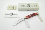 Vintage 1998 Case XX Select 6347 Stockman Red Bone Handle Folding Pocket Knife