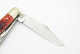 Vintage 1998 Case XX Select 6347 Stockman Red Bone Handle Folding Pocket Knife