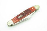 Vintage 1998 Case XX Select 6347 Stockman Red Bone Handle Folding Pocket Knife