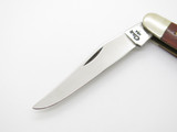 Vintage 1998 Case XX Muskrat CV Jigged Red Bone Folding Pocket Knife