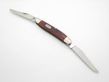 Vintage 1998 Case XX Muskrat CV Jigged Red Bone Folding Pocket Knife