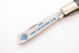 Vintage 1992 Case XX Club GY62005 Razor Gray Jigged Bone Folding Pocket Knife