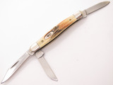 Vintage 2000 Case XX V 5327 USA Stag Handle Small Stockman Folding Pocket Knife