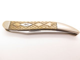 2005 Case XX 620094 Toothpick Smooth Snake Skin Bone Handle Folding Pocket Knife