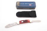 Case XX Brothers 62131 USA Chestnut Jigged Bone Folding Canoe Pocket Knife