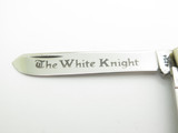 Vintage 1981 Case XX 4254 Trapper Limited White Knight Folding Pocket Knife