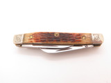 1996 Case XX 6333 Limited Scroll Jigged Bone Stockman Folding Pocket Knife