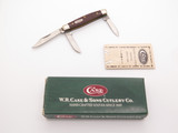 2001 Case XX 6333 USA Brown Delrin Small Stockman Folding Pocket Knife