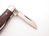2001 Case XX 6333 USA Brown Delrin Small Stockman Folding Pocket Knife