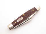 2001 Case XX 6333 USA Brown Delrin Small Stockman Folding Pocket Knife
