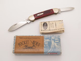 Vintage 2000 Case XX Pocketworn Canoe 62131 Jigged Bone Folding Pocket Knife
