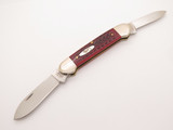 Vintage 2000 Case XX Pocketworn Canoe 62131 Jigged Bone Folding Pocket Knife