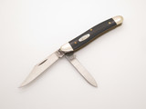 2001 Case XX 22087 Black Delrin Folding Pocket Medium Jack Knife