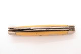 Vtg Schrade Camas Prairie Railroad 861Y USA Stockman Yellow Folding Pocket Knife