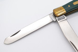 Duck Unlimited Schrade USA Old Timer 96OT Bearhead Trapper Green Folding Knife