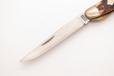 Vtg Schrade USA Uncle Henry 197UH Cat Paw Stag Delrin Folding Pocket Knife