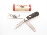 Vintage 1997 NKCA CCC5 Camillus USA Jigged Bone Trapper Folding Pocket Knife